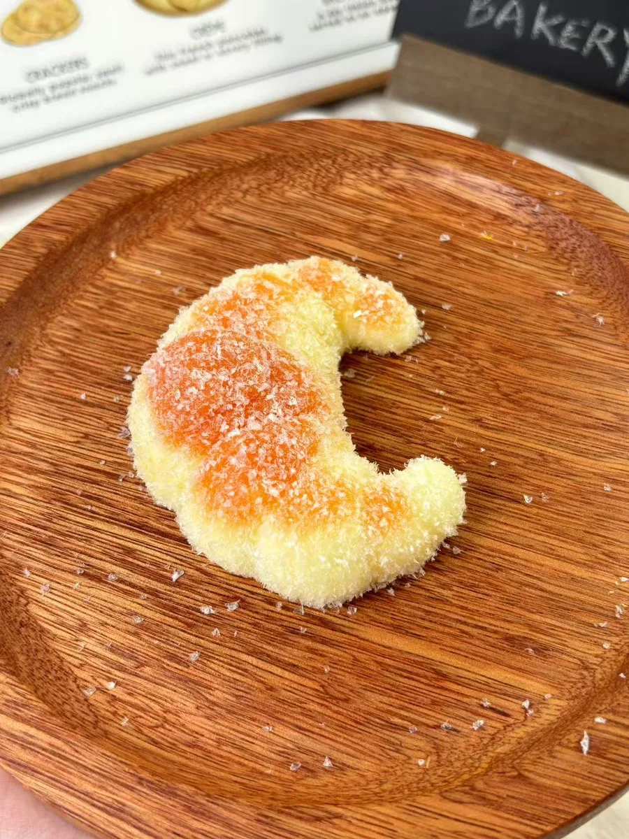 Coconut Croissant Squishy Toy
