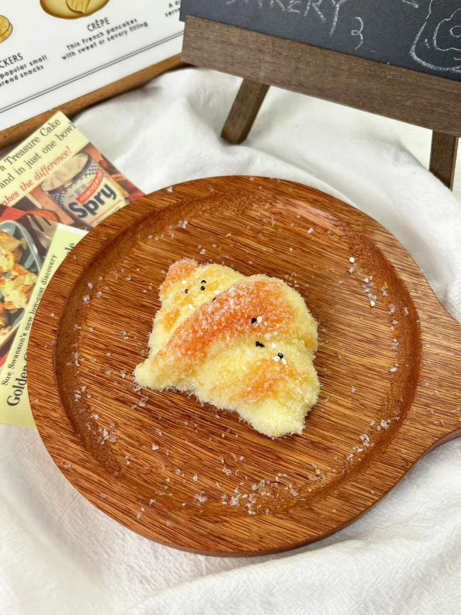 Coconut Croissant Squishy Toy