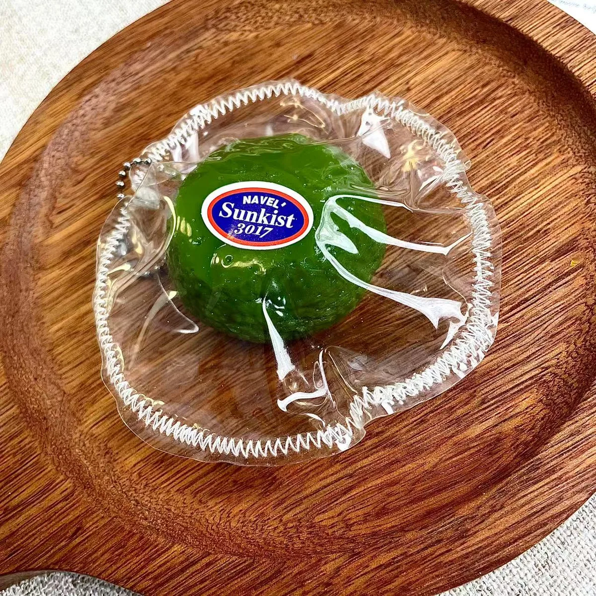 Mini Green Tangerine Charm Squishy