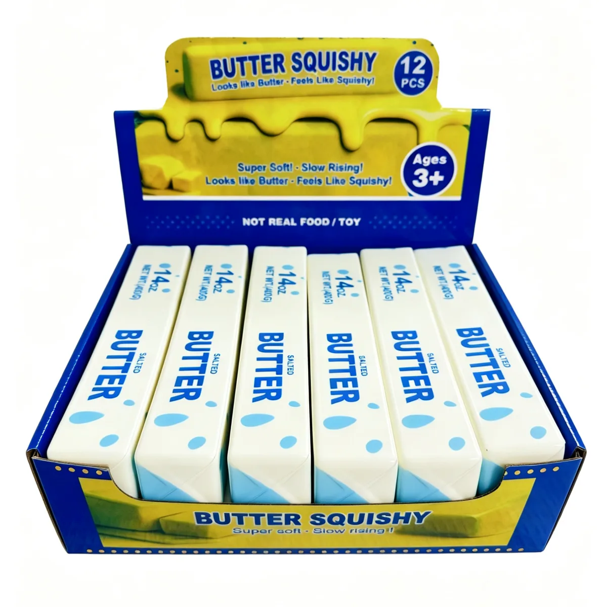 24cm Medium Milk Butter Stick Squishy Toy