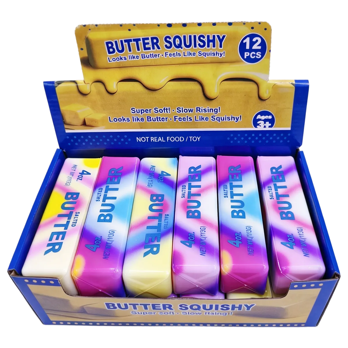 14cm Colorful Butter Stick Squishy Toy