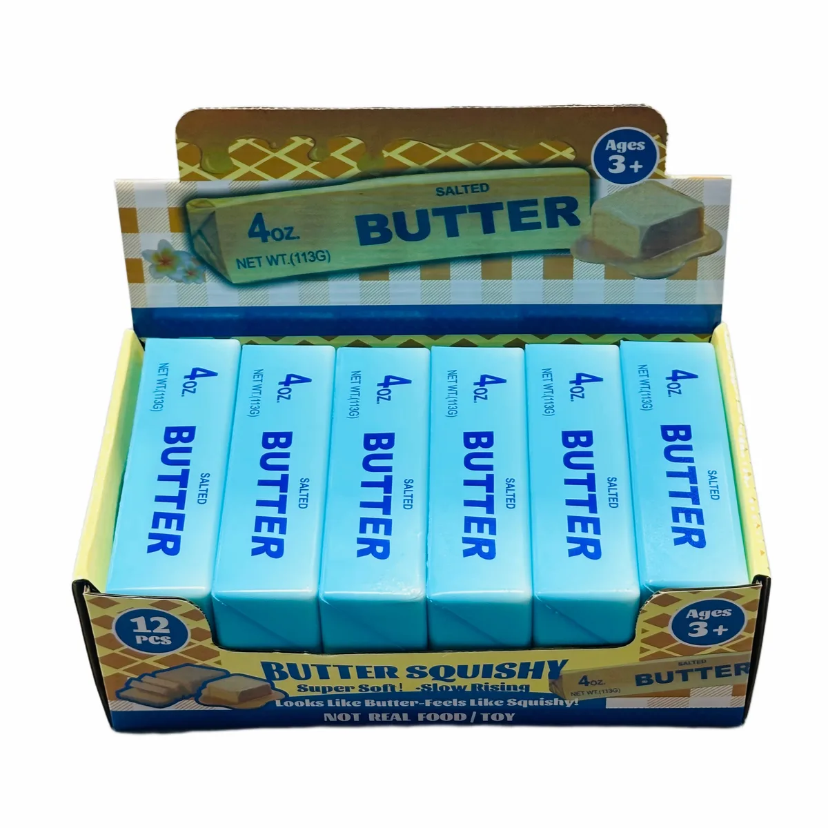 14cm Blue Butter Stick Squishy Toy