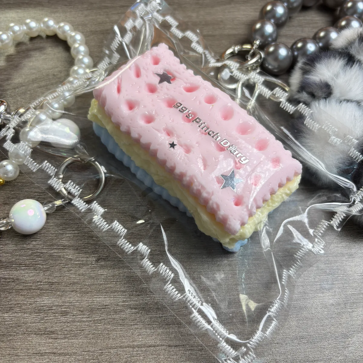 Macaron Cream Cookie Squishy Toy
