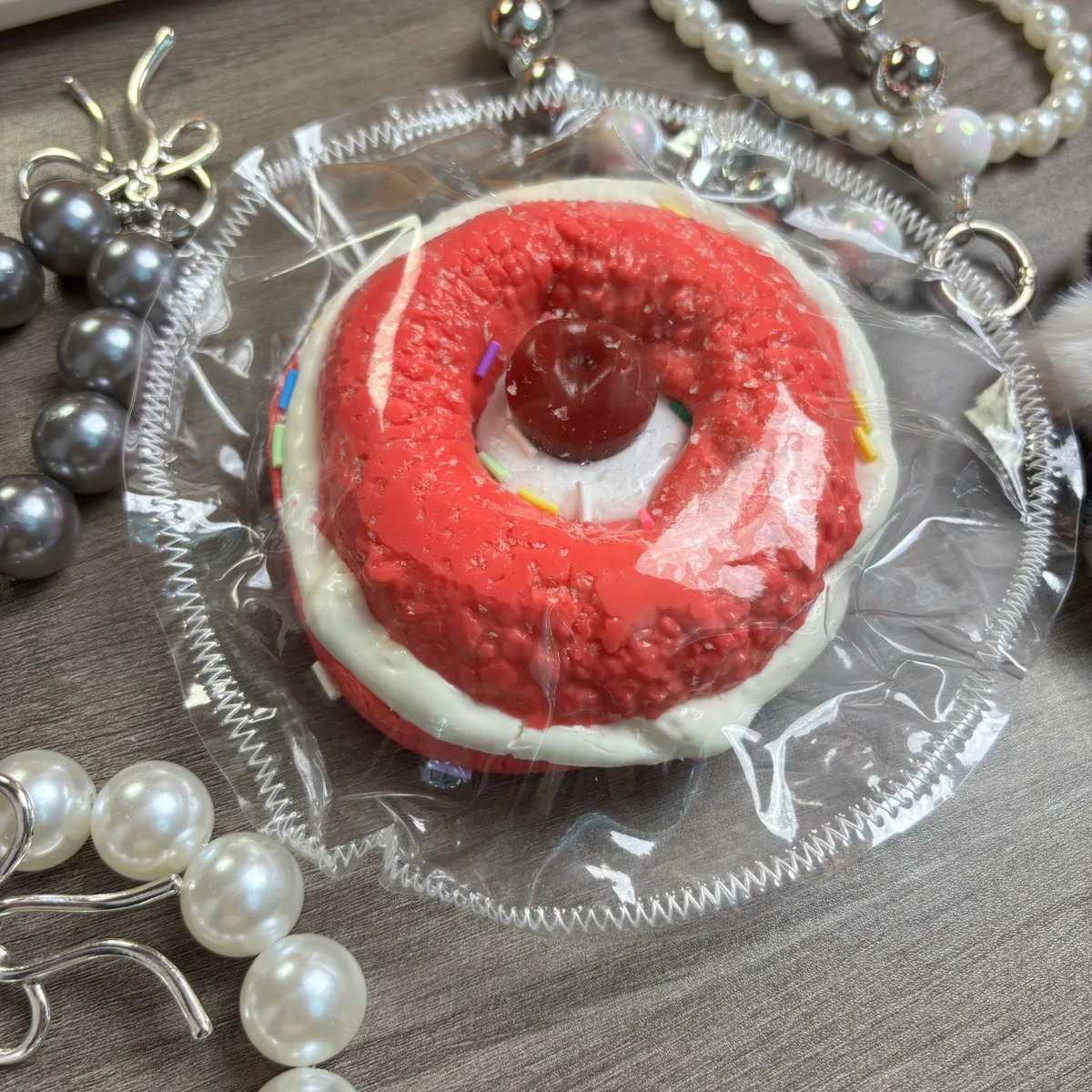 Dopamine Cream Bun Squishy Toy