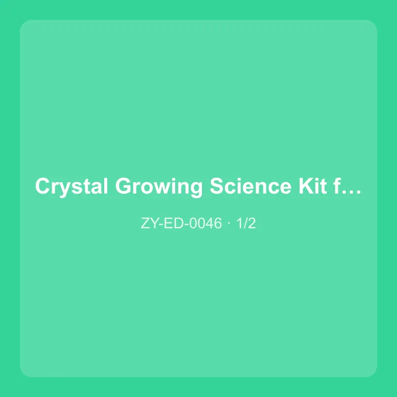Crystal Growing Science Kit for Kids STEM