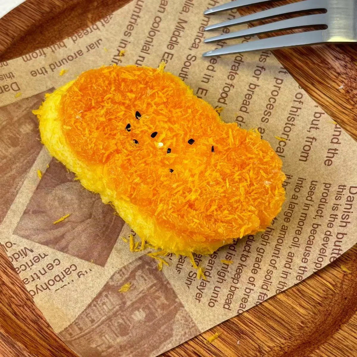 Fried Bread Slice Squishy Toy