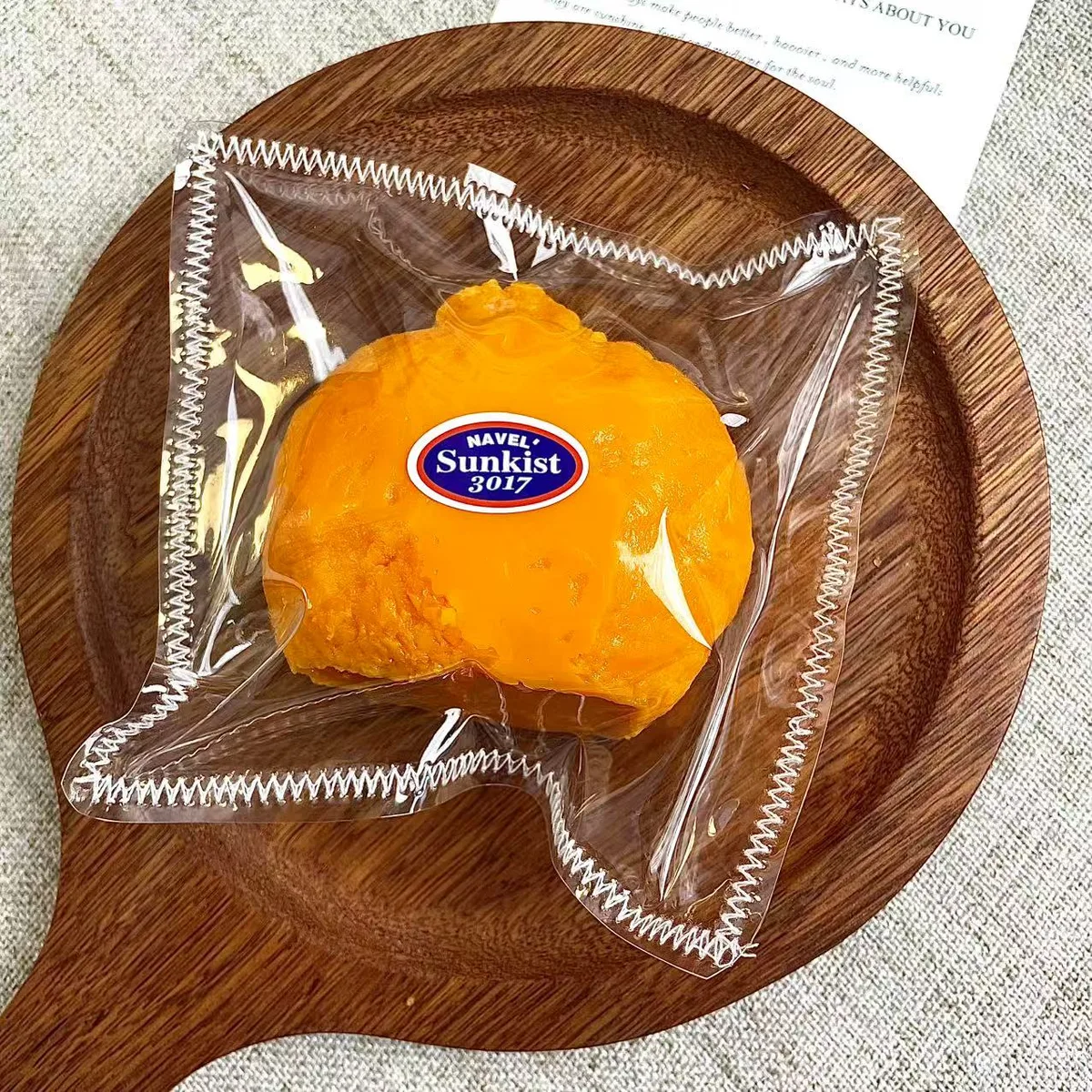 Fat Tangerine Squishy Toy