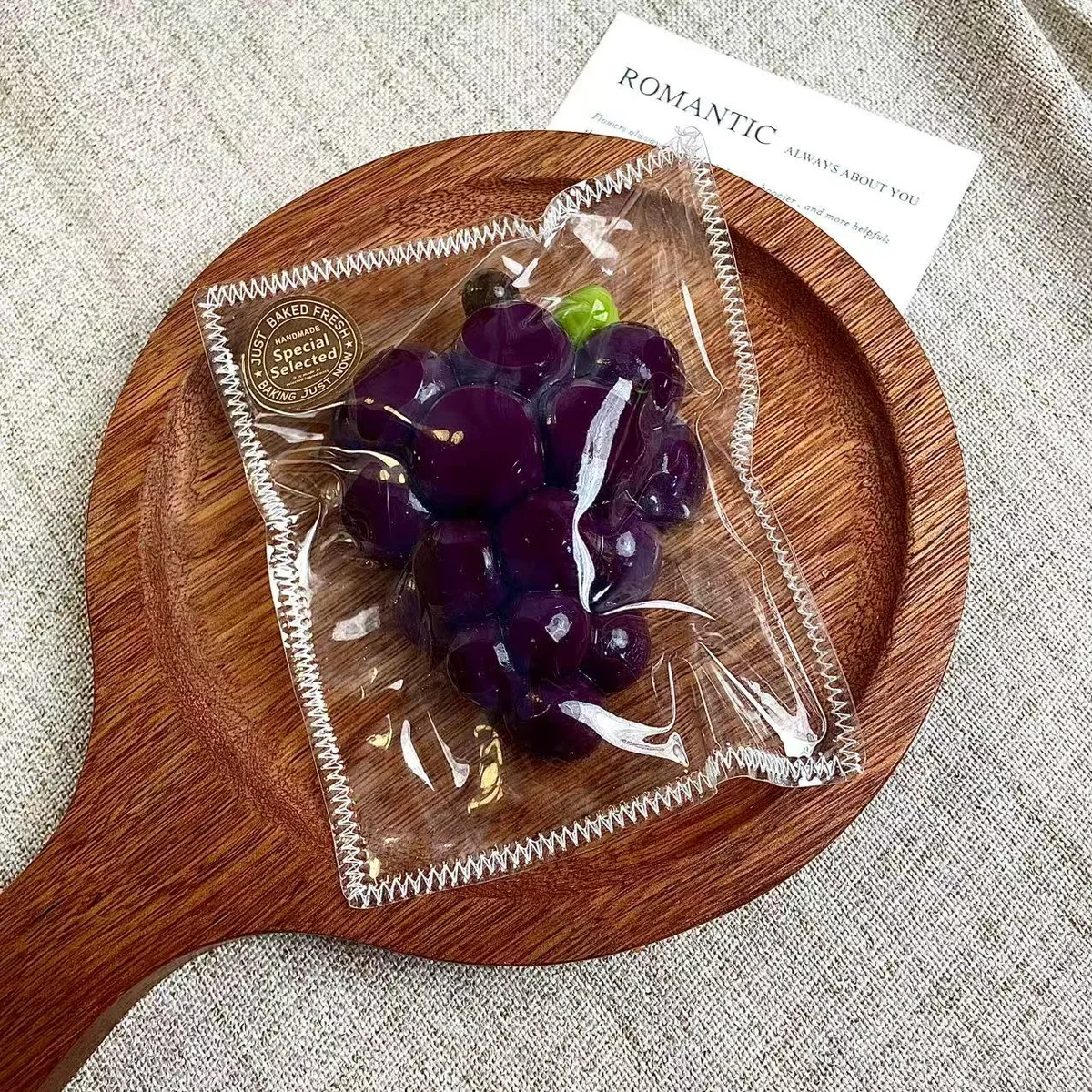 Purple Grape Squishy Toy