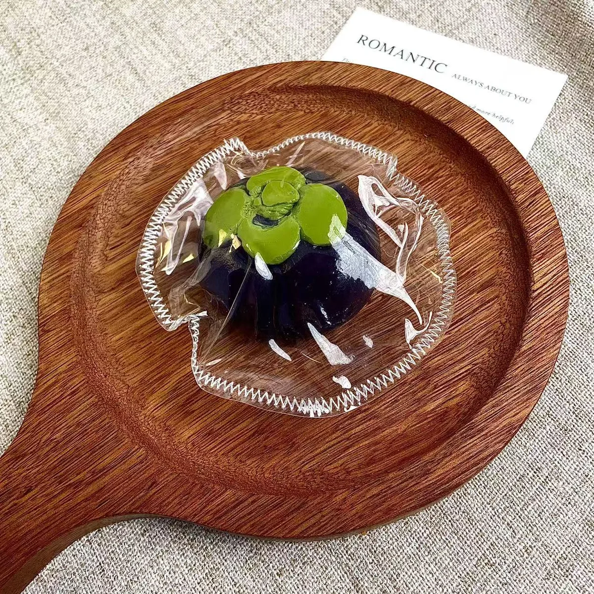 Whole Mangosteen Squishy Toy