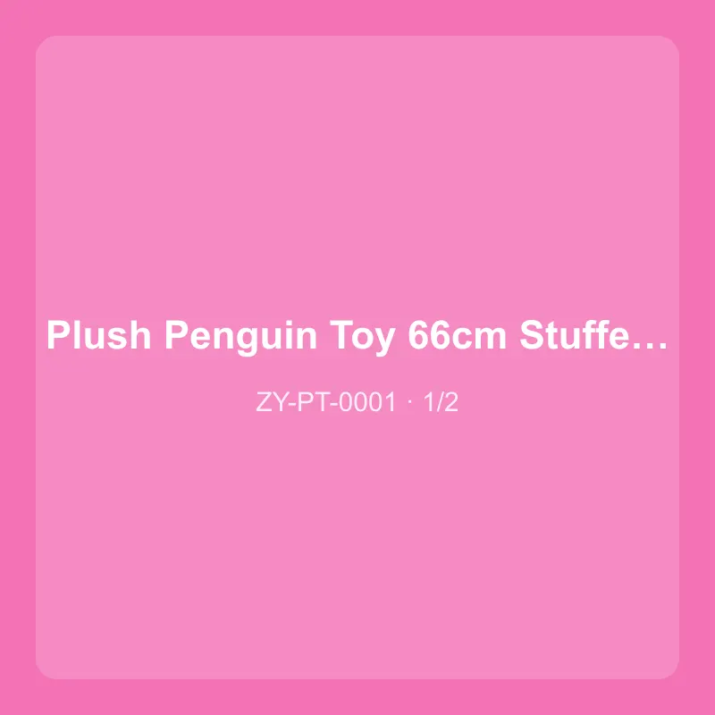 Plush Penguin Toy 66cm Stuffed Animal