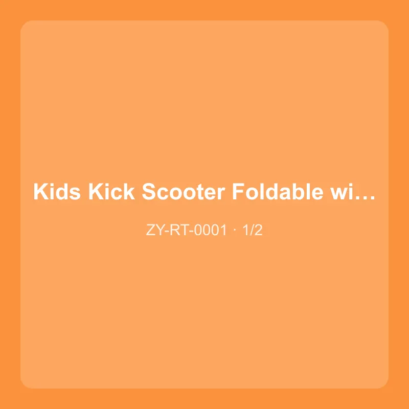 Kids Kick Scooter Foldable with LED Wheels